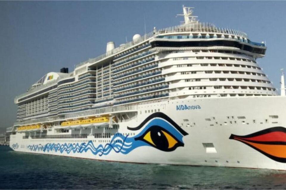 Le paquebot de croisière AIDAnova repointe déjà le bout de son nez